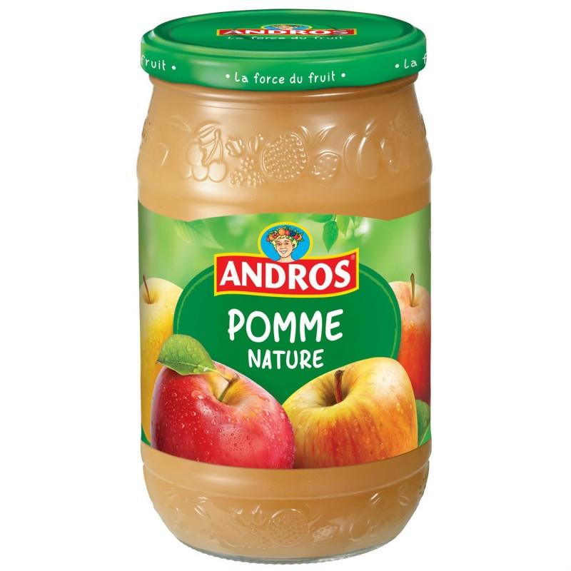 ANDROS Bocal Compote De Pomme Nature 750G - Marché Du Coin