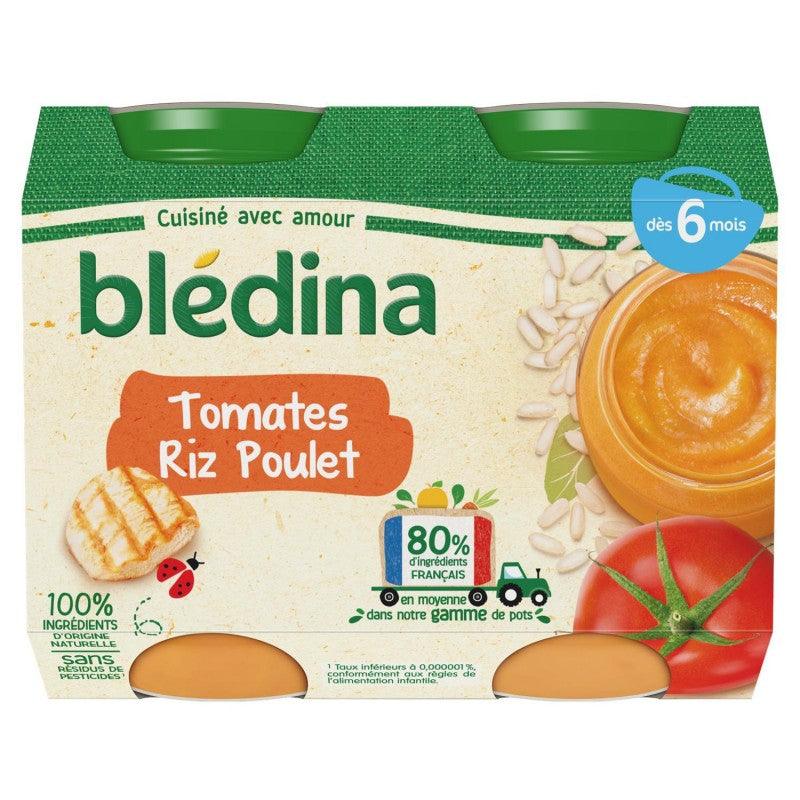BLÉDINA Pots Tomates Riz Poulet 2X200G - Marché Du Coin