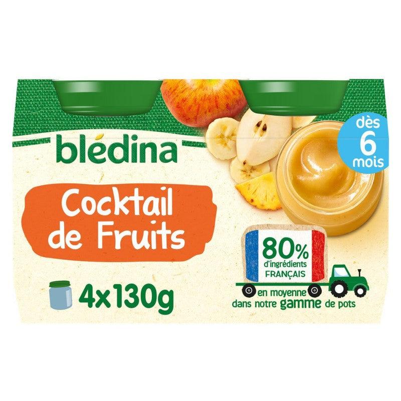 BLÉDINA Pots Cocktail De Fruits 4X130G - Marché Du Coin