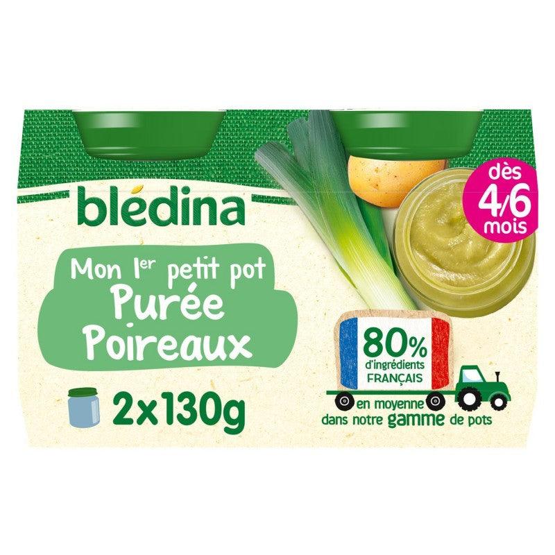 BLÉDINA Pots Purée Poireaux 2X130G - Marché Du Coin