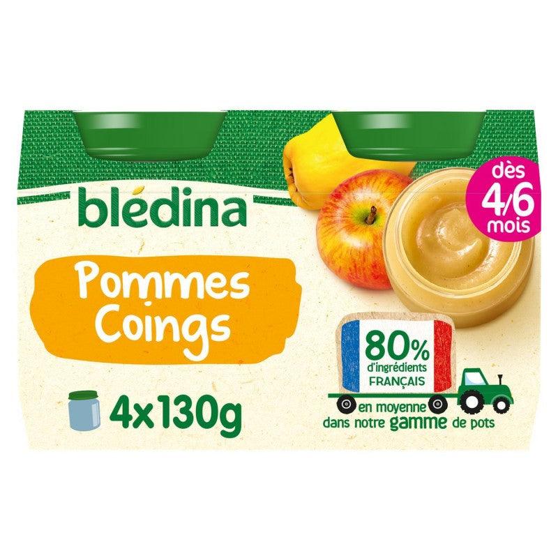 BLÉDINA Pots Pommes Coings 4X130G - Marché Du Coin
