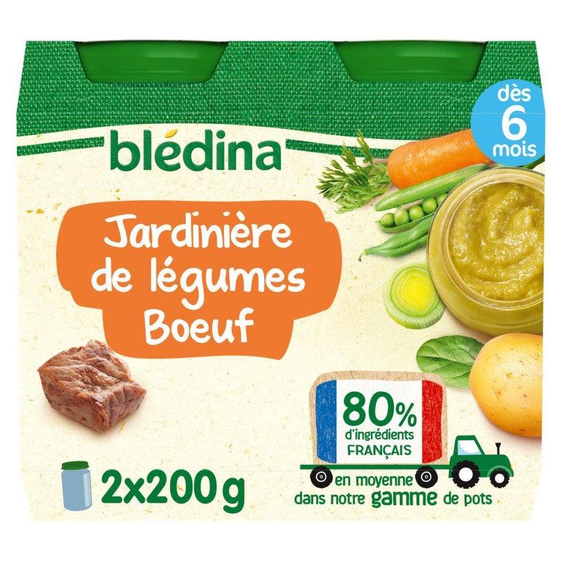 BLÉDINA Pots Jardinière De Légumes Boeuf 2X200G - Marché Du Coin