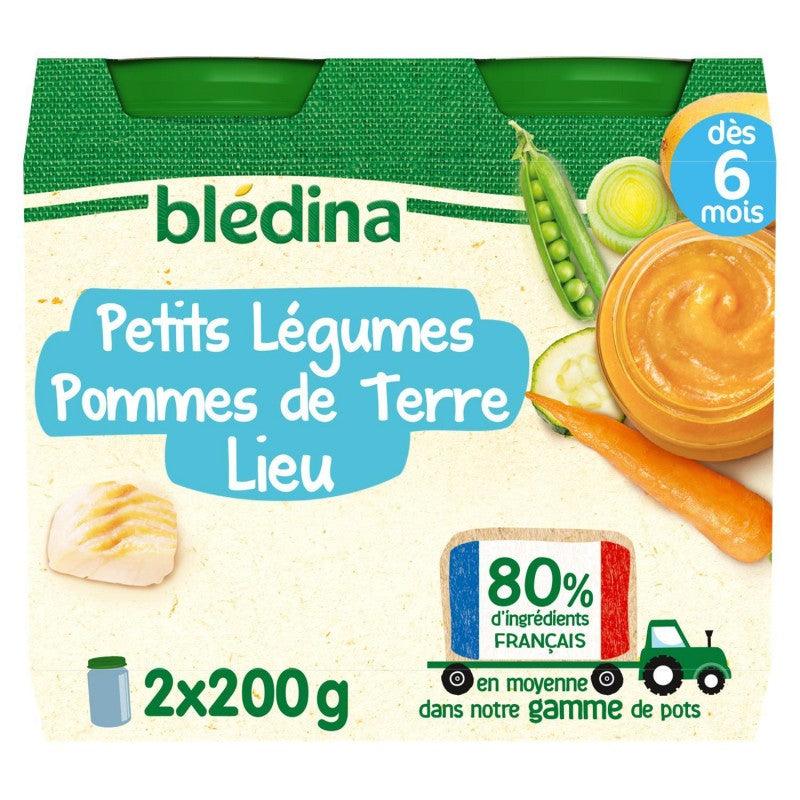 BLÉDINA Pots Petits Légumes Pommes De Terres Colin (Lieu) 2X200G - Marché Du Coin