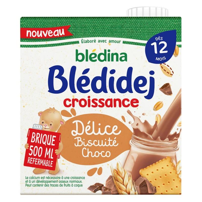 BLÉDINA Bledidej Délice Biscuité Chocolat 12 Mois 500Ml - Marché Du Coin