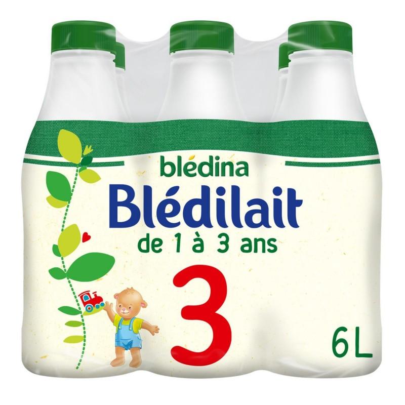 BLÉDINA Blédina Blédilait Lait De Croissance 1-3 Ans 6X1L - Marché Du Coin