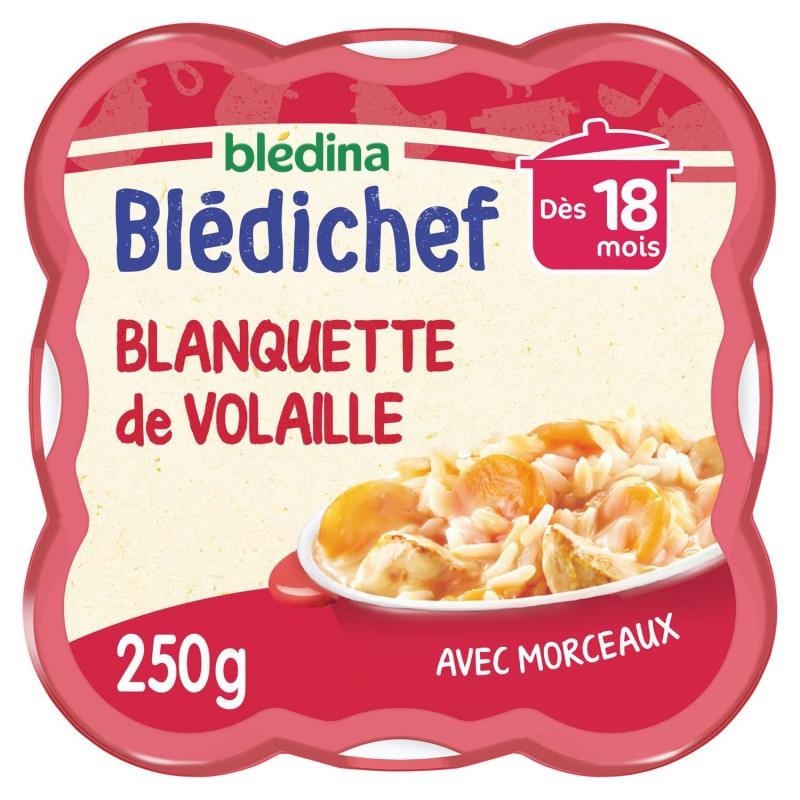 BLÉDINA Blédina Blédichef Blanquette De Volaille Dès 18 Mois 250G - Marché Du Coin