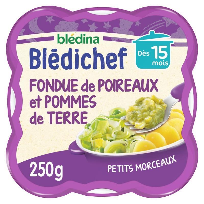 BLÉDINA Bledichef Fondue De Poireaux Et Pommes De Terre Dès 15 Mois 250G - Marché Du Coin