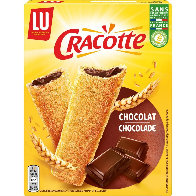 LU Cracotte Craquinettes Fourree Chocolat 200G - Marché Du Coin