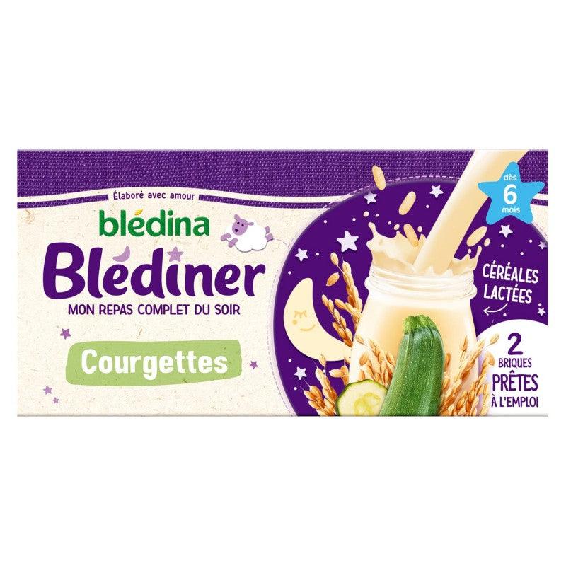 BLÉDINA Blédina Blediner Lait Aux Legumes Cougettes Soupes Dès 6 Mois 2X250Ml - Marché Du Coin