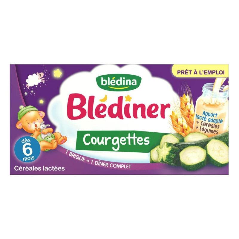 BLÉDINA Blédina Blediner Lait Aux Legumes Cougettes Soupes Dès 6 Mois 2X250Ml - Marché Du Coin