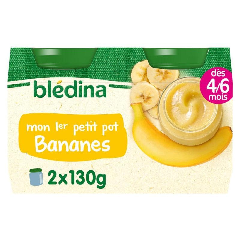 BLÉDINA Blédina Mon 1Er Petit Pot Banane 2X130G Dès 4/6 Mois - Marché Du Coin