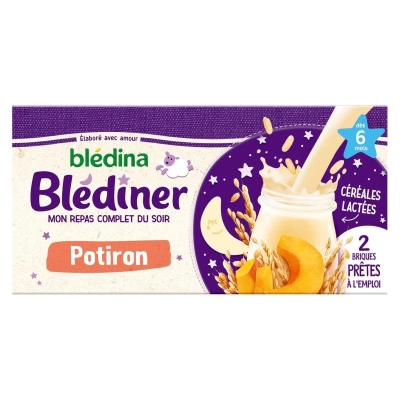 BLÉDINA Blédina Blédîner Lait Et Potiron Sans Gluten Dès 4/6 Mois 2 X 25Cl - Marché Du Coin