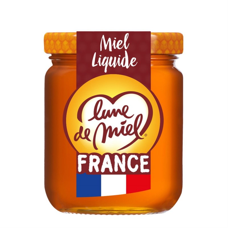 LUNE DE MIEL Kube De Miel Miel De France Liquide Pot En Verre 250G - Marché Du Coin