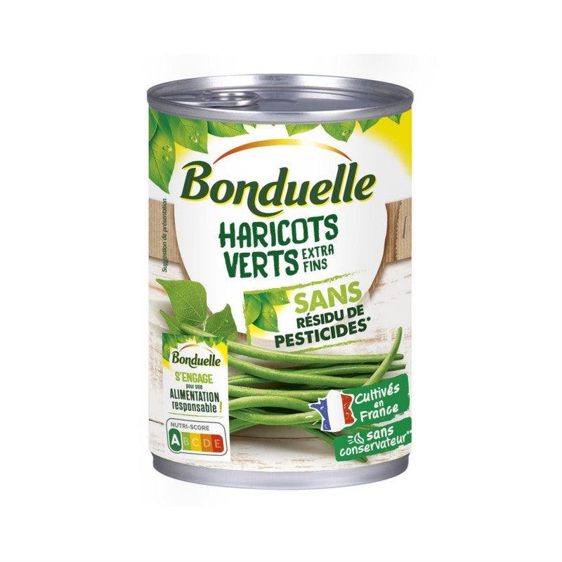 BONDUELLE Haricots Verts Extra Fins Sans Résidu De Pesticide 1/2 400G - Marché Du Coin