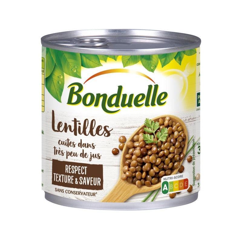 BONDUELLE Lentilles Cuites Dans Très Peu De Jus 265G - Marché Du Coin