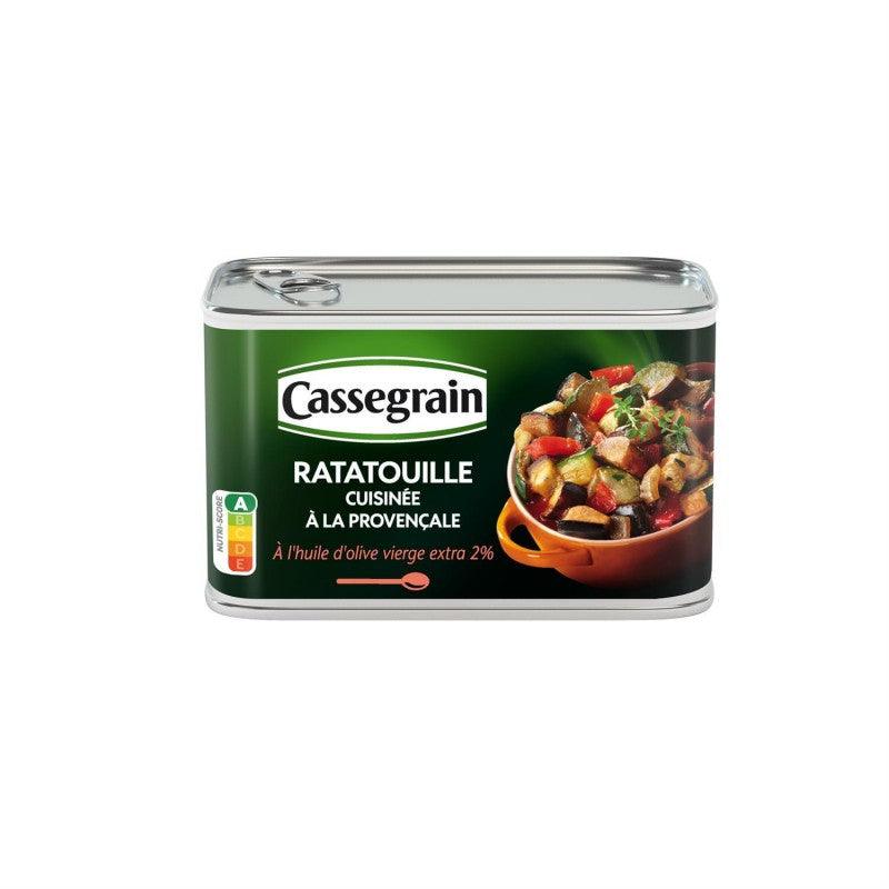 CASSEGRAIN Ratatouille Cuisinée À La Provençale À L'Huile D'Olive Vierge-Extra 2% 380G - Marché Du Coin