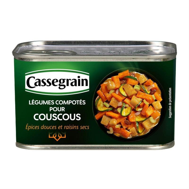 CASSEGRAIN Légumes Couscous, Épices Douces Et Raisins Secs 375G - Marché Du Coin