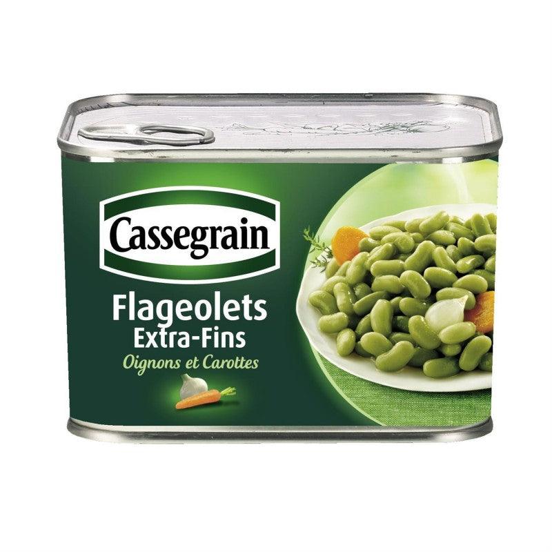 CASSEGRAIN Flageolets Cuisinés Extra Fins 465G - Marché Du Coin