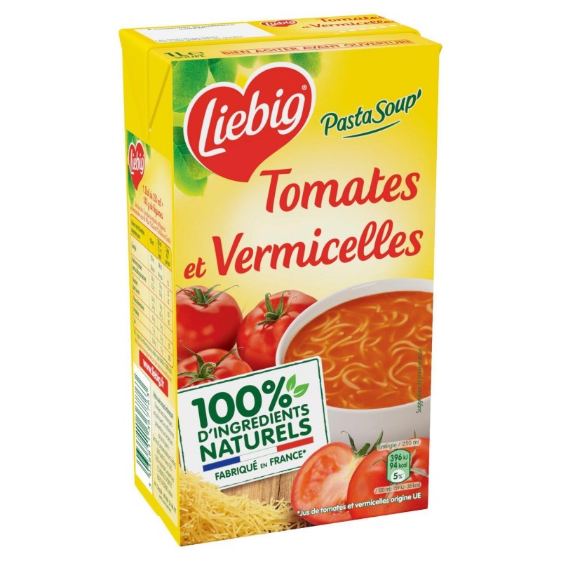 LIEBIG Pasta Soup' Duo De Tomates Et Légumes Et Pâtes 1L - Marché Du Coin