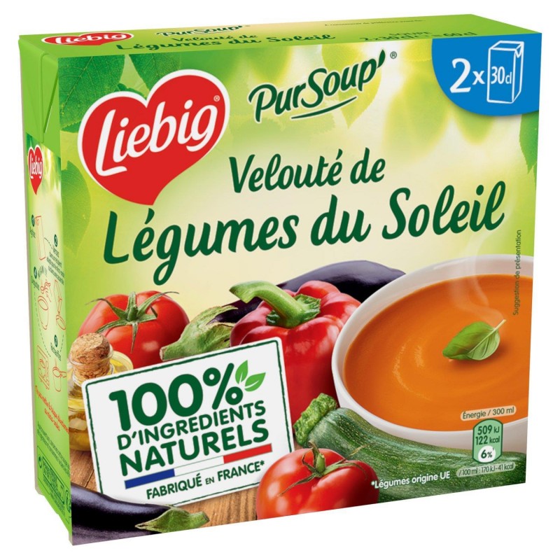 LIEBIG Pursoup Velouté De Légumes Du Soleil Briques 600Ml - Marché Du Coin