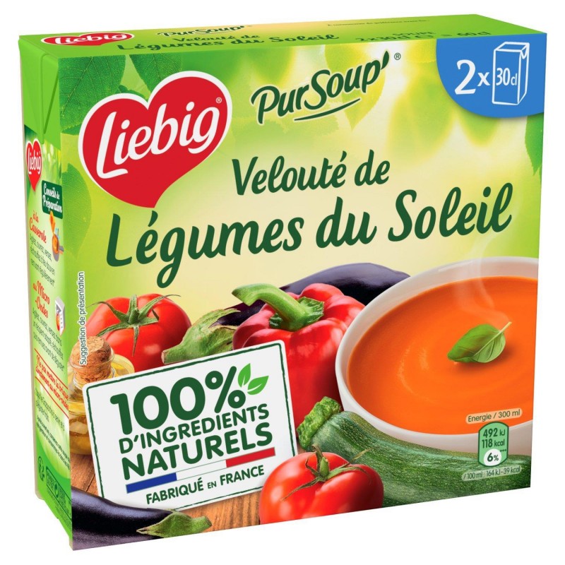 LIEBIG Pursoup Velouté De Légumes Du Soleil Briques 600Ml - Marché Du Coin