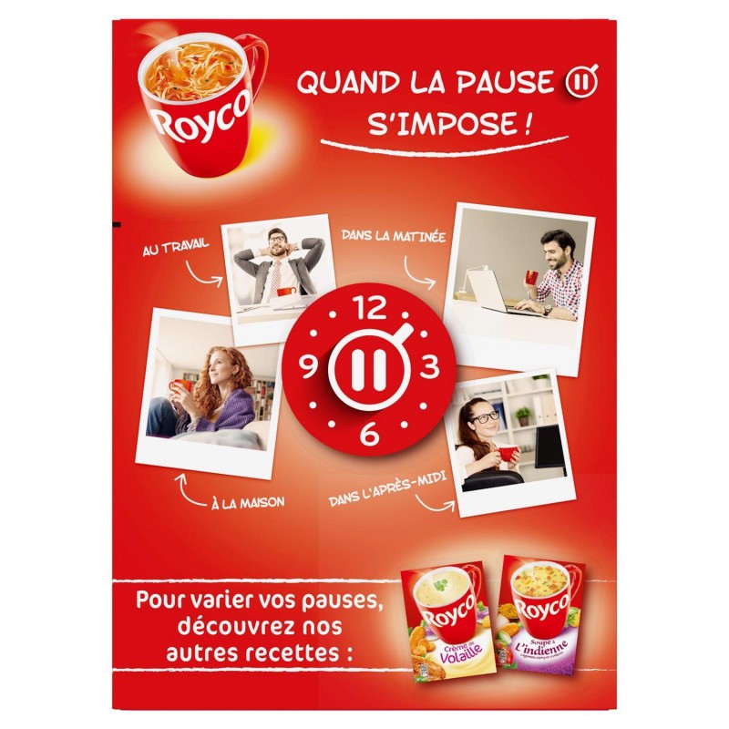 ROYCO Minute Soup Bouillon De Tomates Et Vermicelles 60G - Marché Du Coin