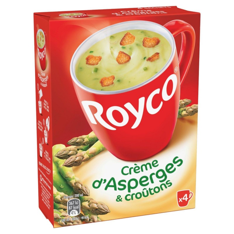 ROYCO Minute Soup Crème D'Asperges Et Croûtons 60G - Marché Du Coin