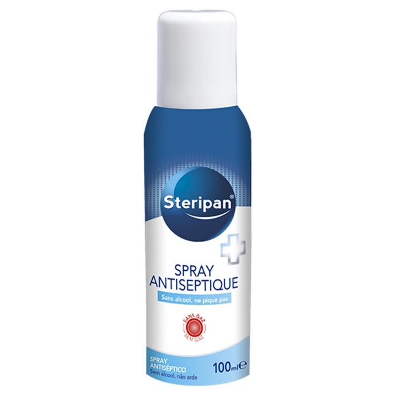 STERIPAN Spray Antiseptique Sans Gaz 100Ml - Marché Du Coin