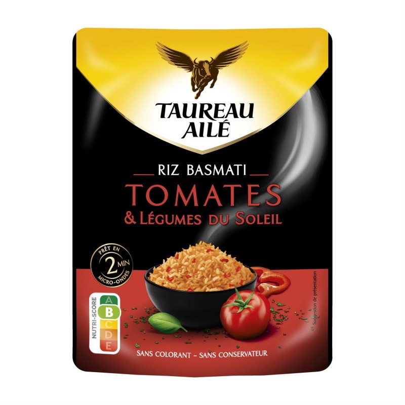 TAUREAU AILÉ Taureau Ailé Basmati Tomate 2' 250G - Marché Du Coin