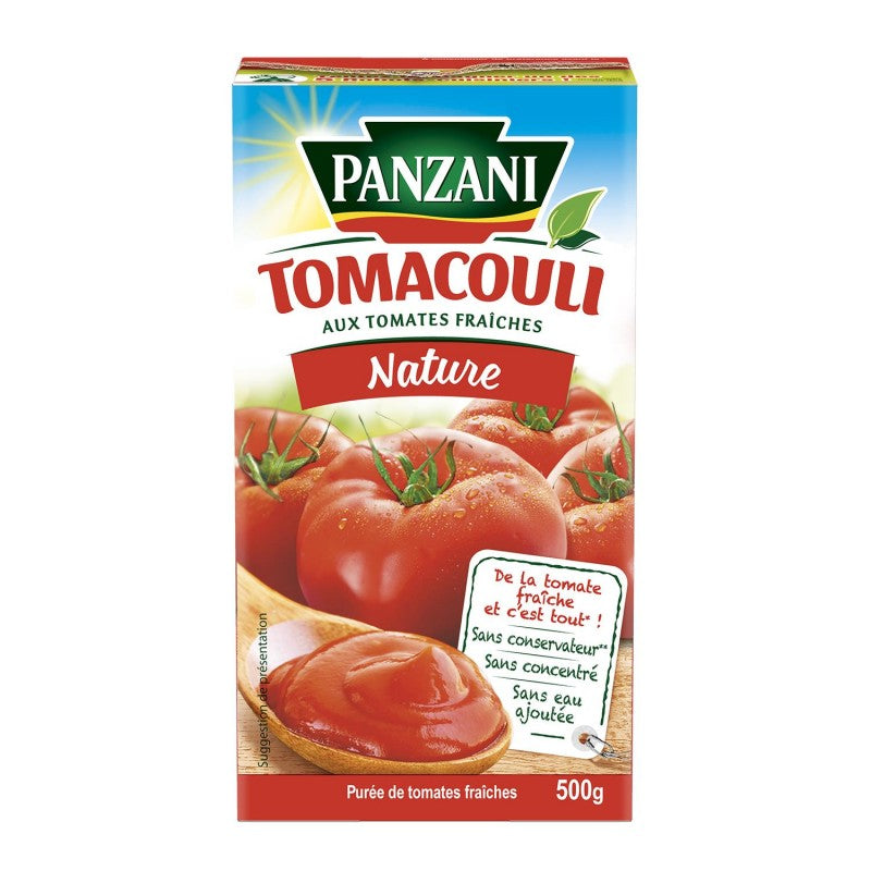 PANZANI Sauce Tomate Grand Tomacouli Nature 500G - Marché Du Coin