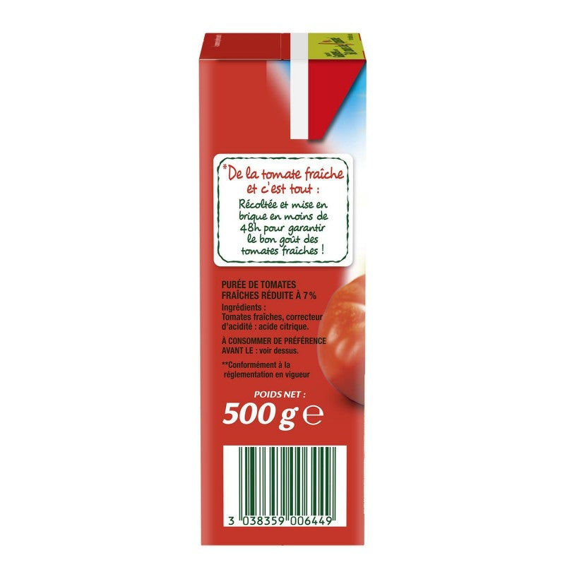 PANZANI Sauce Tomate Grand Tomacouli Nature 500G - Marché Du Coin
