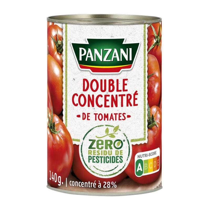 PANZANI Double Concentré De Tomates 140G - Marché Du Coin