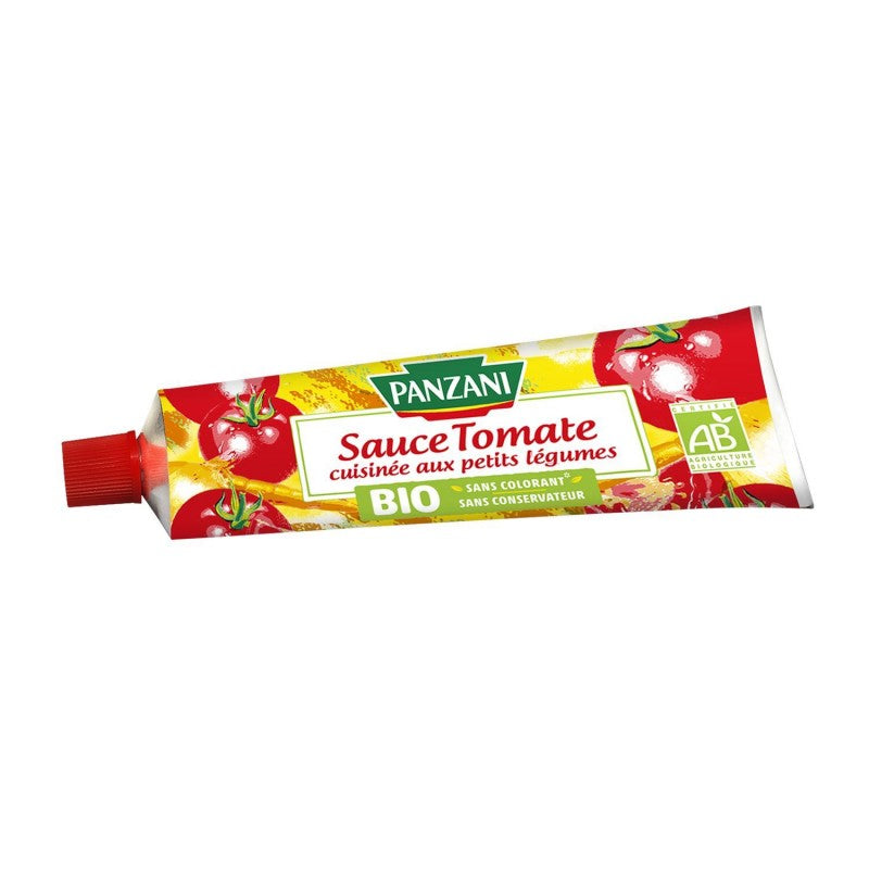 PANZANI Tube Tomates Cuisinées Aux Petits Légumes Bio 180G - Marché Du Coin