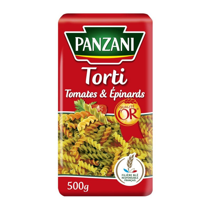 PANZANI Torti Épinards Et Tomates 500G - Marché Du Coin
