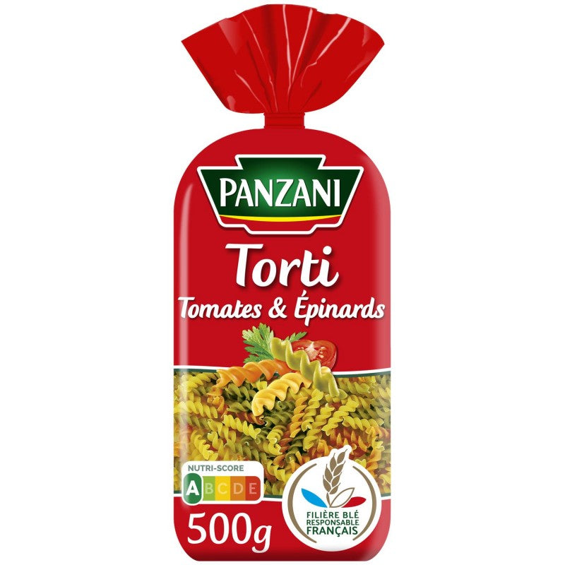 PANZANI Torti Épinards Et Tomates 500G - Marché Du Coin