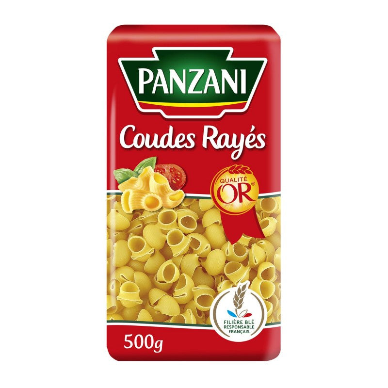 PANZANI Pates Coudes Rayés 500G - Marché Du Coin