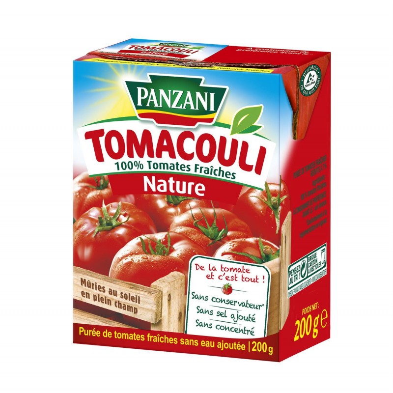 PANZANI Sauce Tomacouli Nature 200G - Marché Du Coin