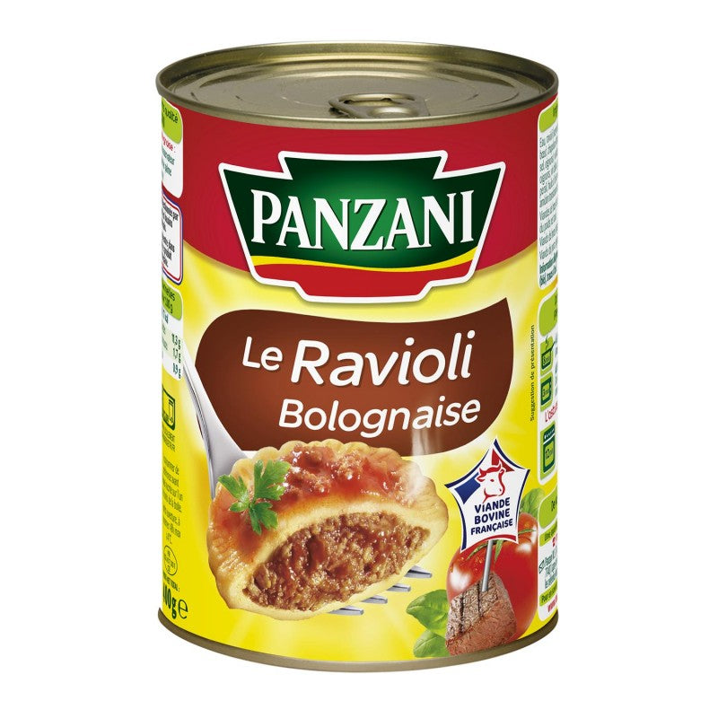 PANZANI Ravioli Bolognaise - Viande Bovine Francaise - Plat Cuisiné 1 Personne 400G - Marché Du Coin