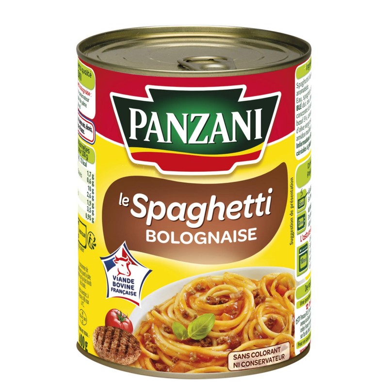 PANZANI Le Spaghetti Bolognaise 400G - Marché Du Coin