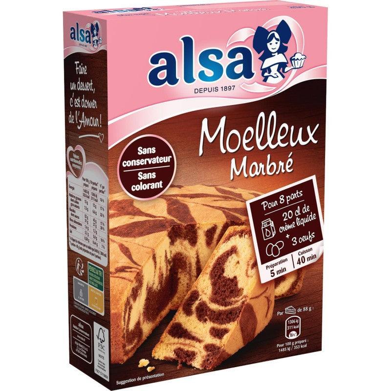 ALSA Préparation Gâteau Moelleux Marbre 435G - Marché Du Coin