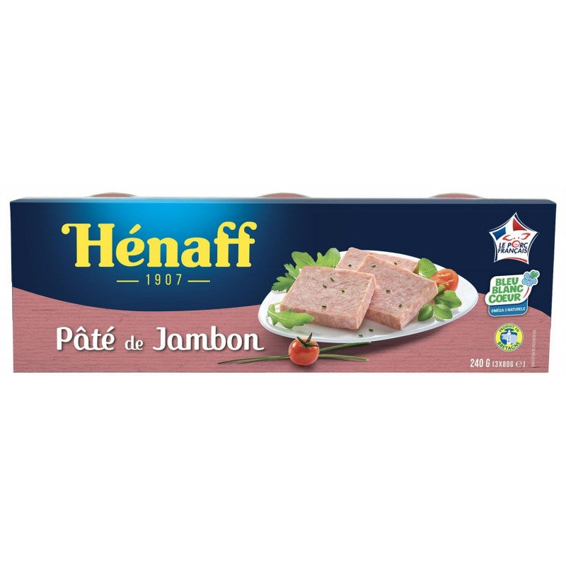 HENAFF Pâté De Jambon Fumé 240G - Marché Du Coin
