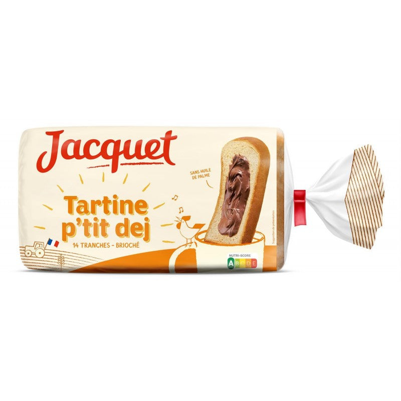 JACQUET Tartine P'Tit Dej Brioché 410G - Marché Du Coin