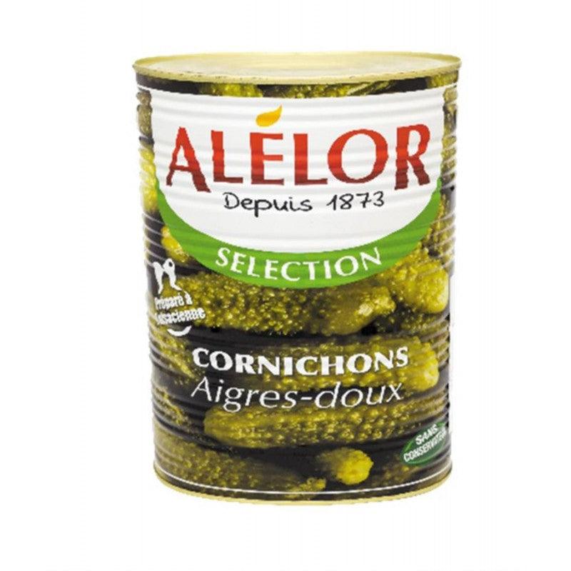 ALELOR Alélor Cornichons Aigres-Doux Boite 4/4 430G - Marché Du Coin