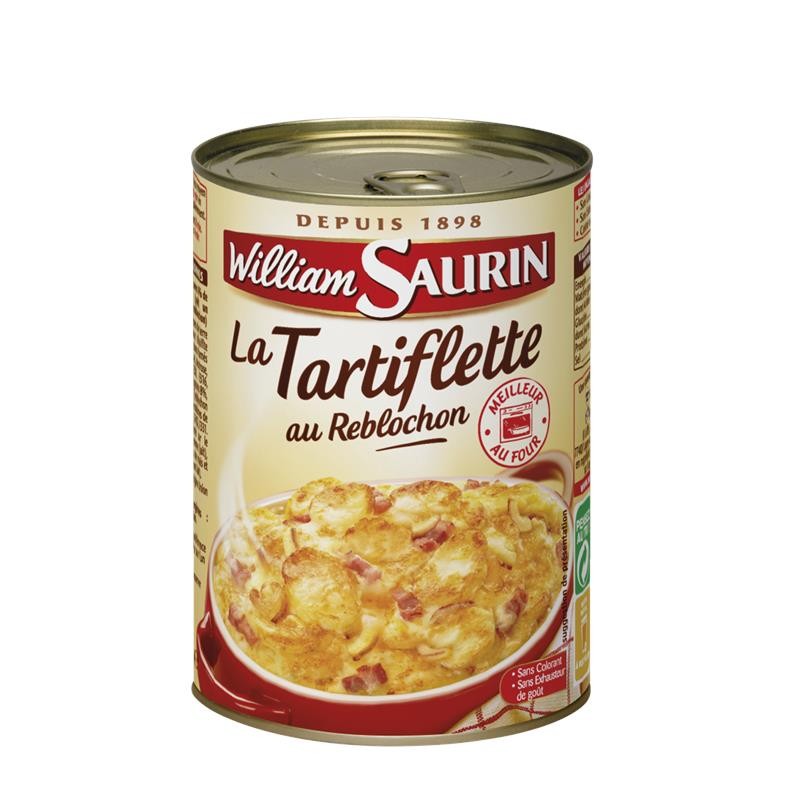 WILLIAM SAURIN Tartiflette Au Reblochon - Plat Cuisiné 410G - Marché Du Coin