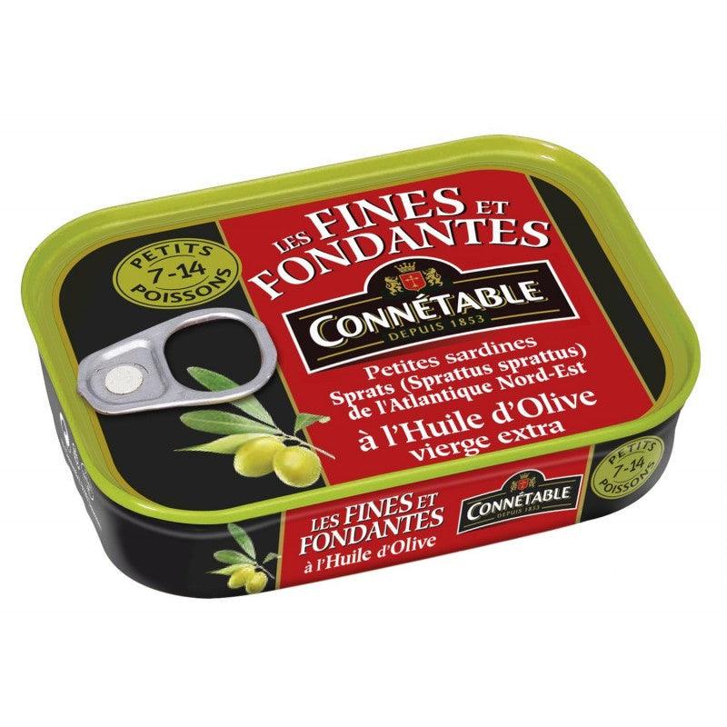CONNÉTABLE Sardines Fines Et Fondantes À L'Huile D'Olive 106G - Marché Du Coin
