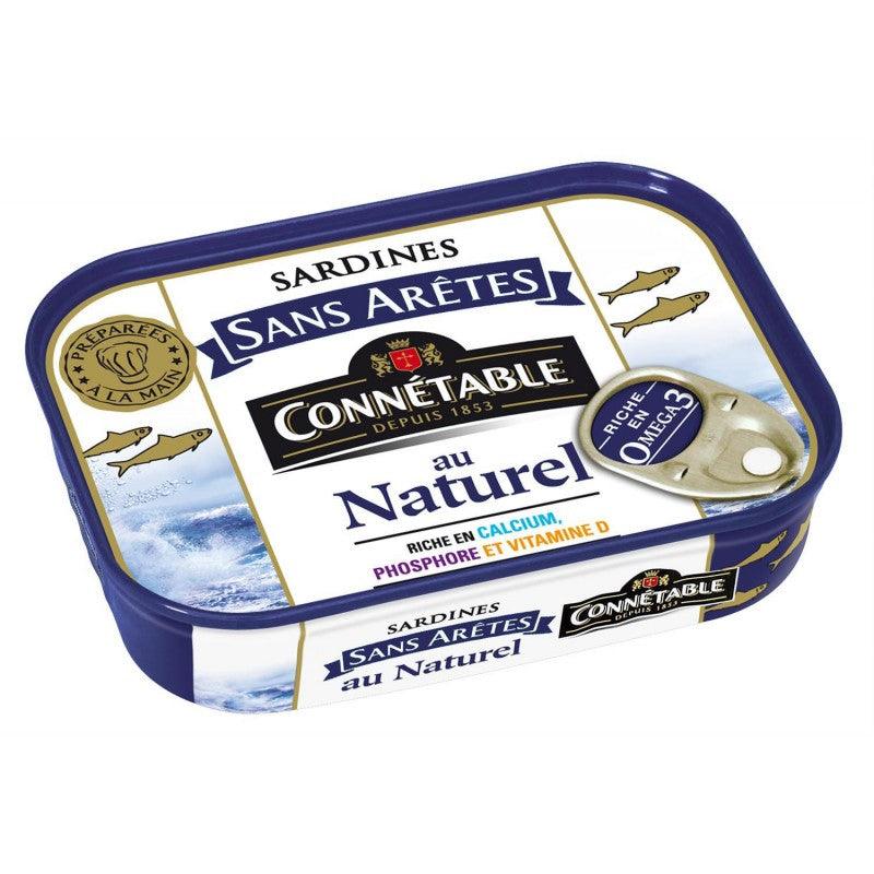 CONNÉTABLE Sardines Sans Aretes Au Naturel 98G - Marché Du Coin