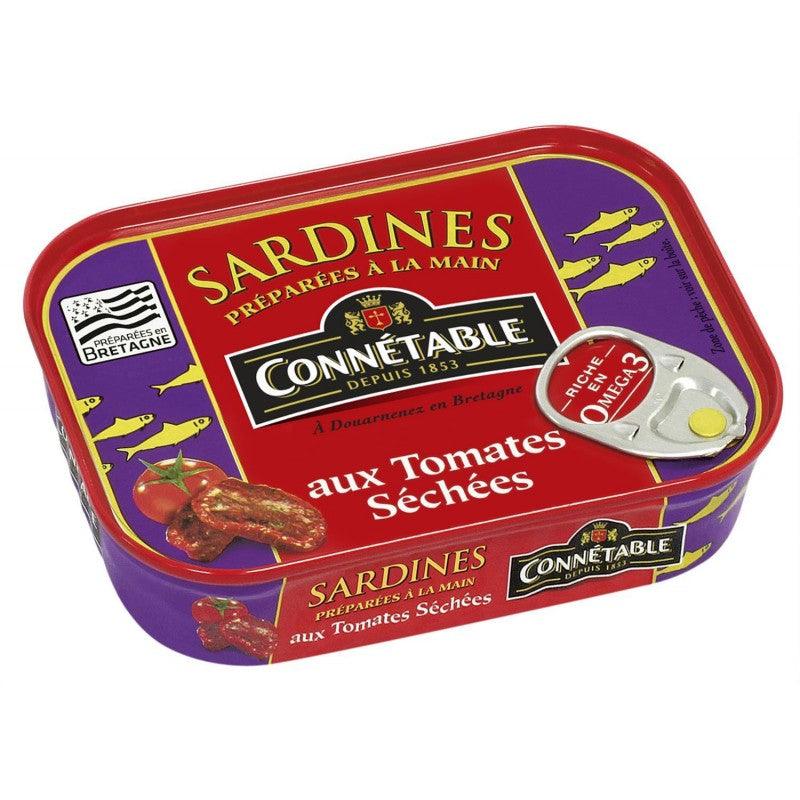 CONNÉTABLE Sardines À L'Huile D'Olive Et Aux Tomates Séchées 135G - Marché Du Coin