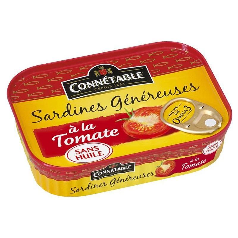 CONNÉTABLE Sardines Généreuses À La Tomate 140G - Marché Du Coin