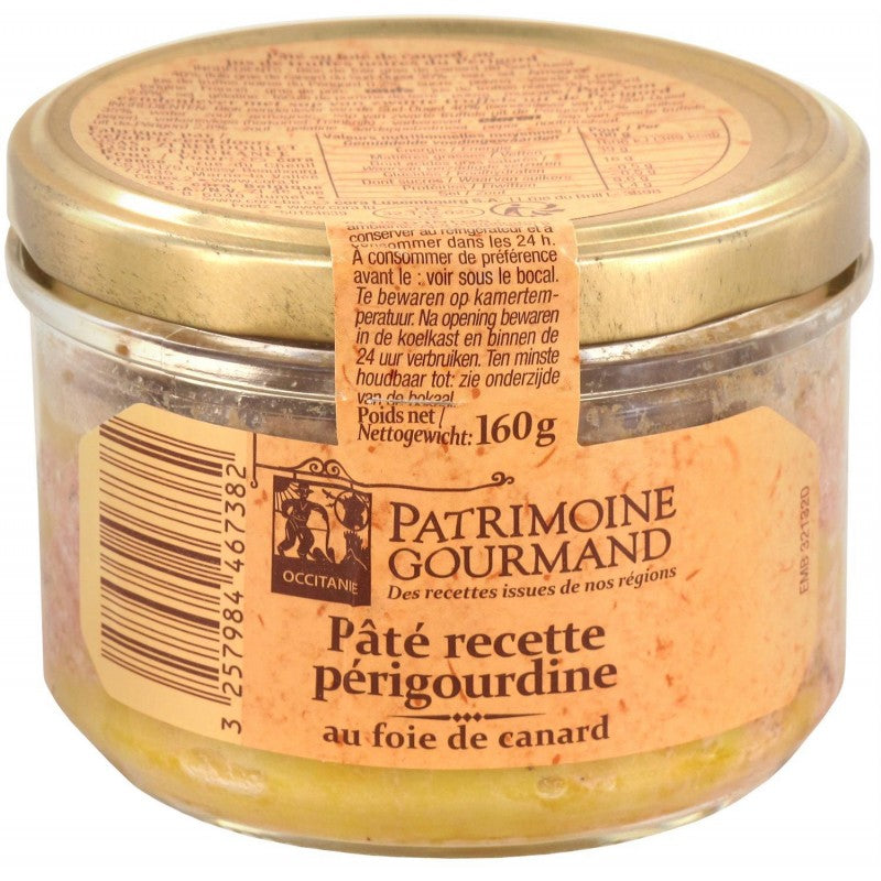 PATRIMOINE GOURMAND Pâté Recette Perigourdine 160G - Marché Du Coin