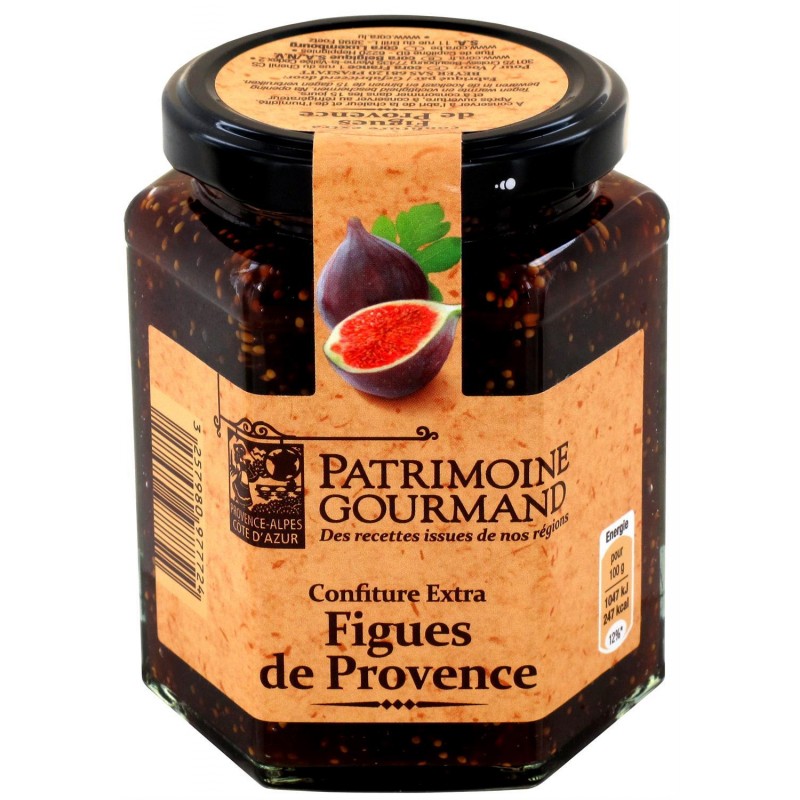 PATRIMOINE GOURMAND Confiture Extra De Figues De Provence 325G - Marché Du Coin
